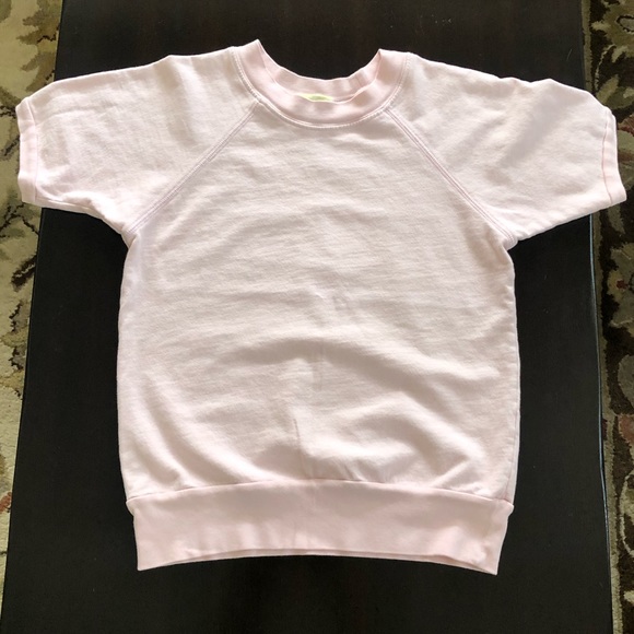 C&C California Pink Short Sleeve Pink Sweatshirt - Picture 5 of 16